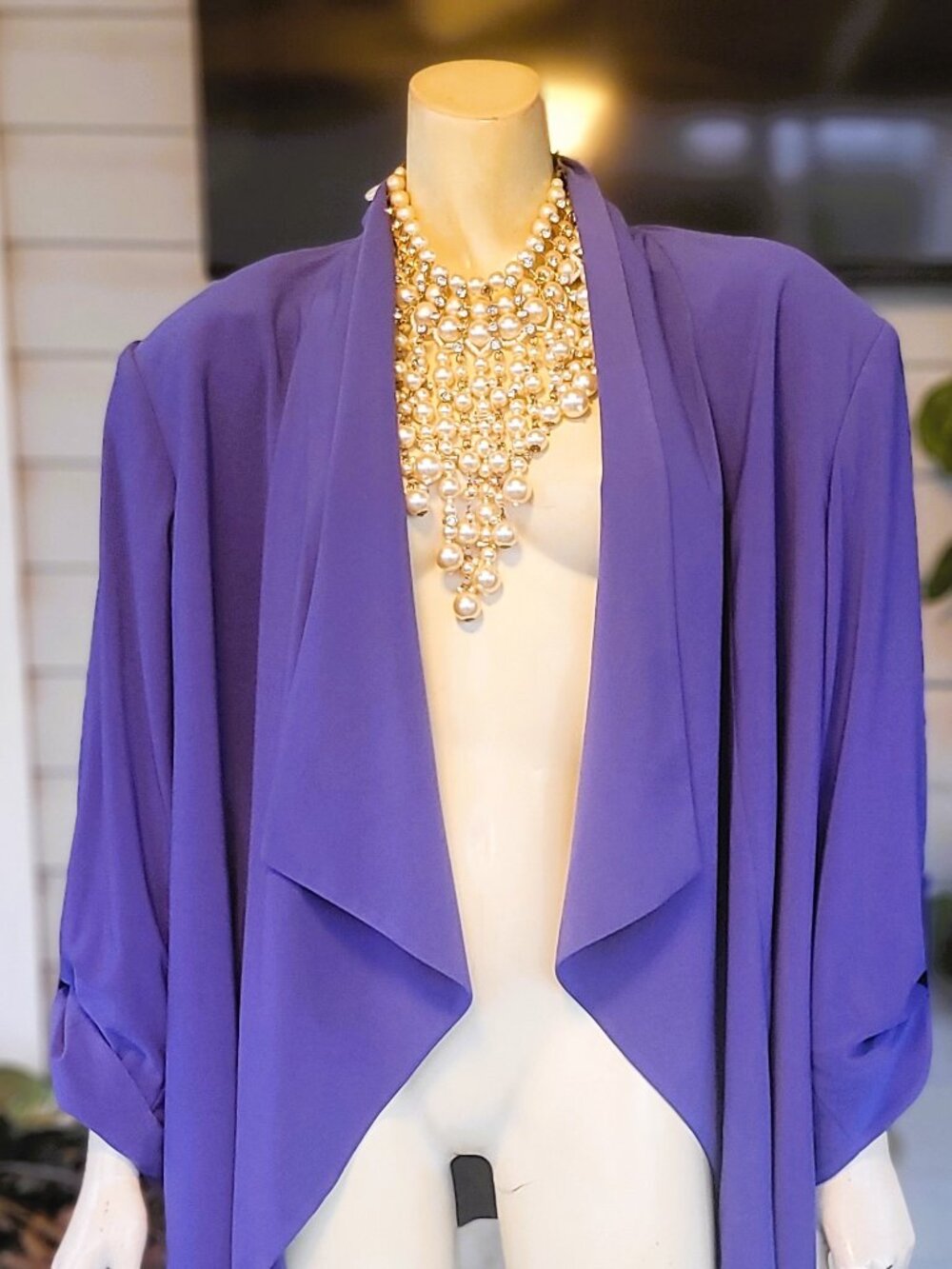 CALVIN KLEIN OPEN CARDIGAN
